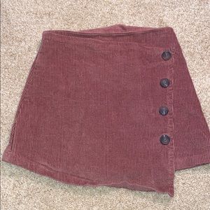 Button Mauve Skirt (Forever 21)